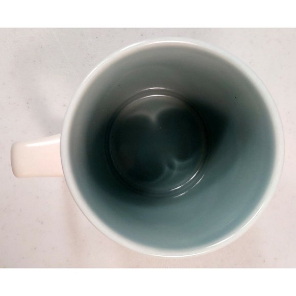 Starbucks: Geometric/Mosaic Polar Bear - 12oz. Coffee/Tea Mug - Cream/Blue - Picture 6 of 7